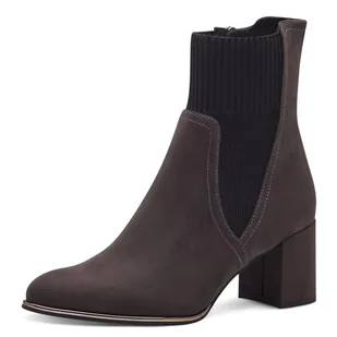 MARCO TOZZI Damskie botki na obcasie 2-25392-41, Anthracite Com, 41 EU - Botki damskie - miniaturka - grafika 1