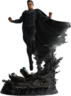 Weta Workshop ZACK SNYDER'S JUSTICE LEAGUE - Superman Black Suit statuetka 1/4 - Figurki dla dzieci - miniaturka - grafika 1