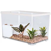 Akwaria i zestawy akwarystyczne - SUNSUN TURTLE WATER BOX M - AKWA-TERRARIUM DLA ŻÓŁWIA Z WYSPĄ I FILTREM - miniaturka - grafika 1