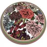 Dywany - Modny winylowy dywan okrągły różnorodne kwiaty fi140 cm - miniaturka - grafika 1