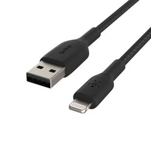 Belkin Kabel Boost Charge Braided USB-A do Lightning 2m, czarny 745883788743 - Kable USB - miniaturka - grafika 3