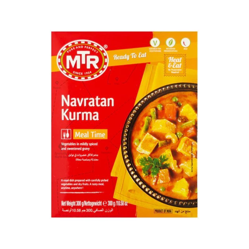 Gotowe danie MTR Navratan Kurma 300 g – łagodne curry szybki obiad