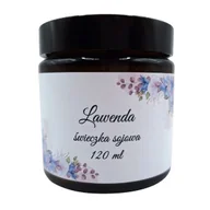 Świece - Świeczka Sojowa Ręcznie Robiona Lawenda 120 ml w Słoiczku - miniaturka - grafika 1