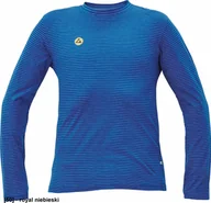 Odzież robocza - CERVA NOYO ESD LS - t-shirt z długim rękawem - royal niebieski XXL - miniaturka - grafika 1