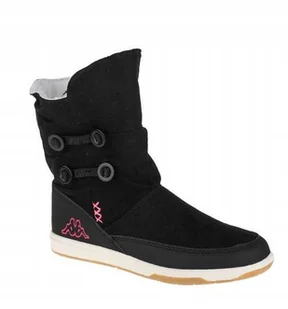 KAPPA BOTKI DZIEWCZECE CZARNE Z ZAMKIEM 33 Ż4E - Botki damskie - miniaturka - grafika 1