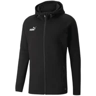 Bluzy sportowe męskie - Bluza treningowa męska Puma teamFINAL Casuals Hooded Jkt - miniaturka - grafika 1