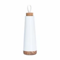Butelki termiczne - BUTELKA TERMICZNA Z SILIKONOWYM UCHWYTEM BIAŁA 500 ml - CHIC-MIC - miniaturka - grafika 1