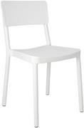 Fotele i krzesła biurowe - D2.Design Krzesło Lisboa białe 5252 - miniaturka - grafika 1