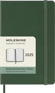 Kalendarze - Moleskine Kalendarz 2025 Zielony Pocket Weekly Hard Tygodniowy (9X14) - miniaturka - grafika 1
