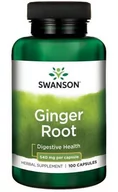 Suplementy naturalne - SWANSON Imbir Ginger Root 540mg - 100 kaps 00382 - miniaturka - grafika 1