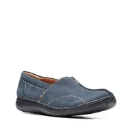 Półbuty damskie - Clarks Un Loop Stride E [navy nubuck] - rozmiar 37.5 - miniaturka - grafika 1