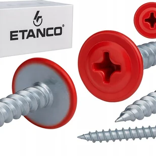 Wkręty podkładkowe Etanco do stali, zszywka 4,2x16mm, RAL3020 GM-S 250szt. - Wkręty Wkręty podkładkowe Etanco do stali, zszywka 4,2x16mm, RAL3020 GM-S 250szt. - Wkręty - miniaturka - grafika 1