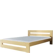 Łóżka dla dzieci i młodzieży - Łóżko 120 x 200 ze Stelażem Marika Dolmar Sosna Barwiona na Biel - miniaturka - grafika 1