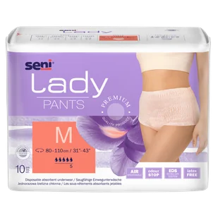 SENI Lady Pants Majtki chłonne M, 10 sztuk - Pieluchy dla dorosłych - miniaturka - grafika 2