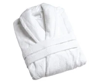 Szlafroki damskie - Szlafrok Hotelowy Frotte Biały 100% Bawełna M - miniaturka - grafika 1