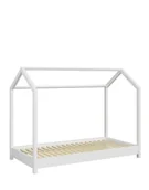 Krzesełka i taborety dla dzieci - Łóżko domek Bella 200x80, dla dziecka, drewniane, białe - miniaturka - grafika 1