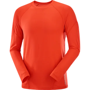 KOSZULA MĘSKA SALOMON CROSS RUN LS M C22653 - Koszulki sportowe męskie - miniaturka - grafika 1