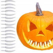 Dekoracje domu - Zęby Do Dekoracji Dyni Ząbki Dynia Halloween 16Szt. Sztuczne Dekoracja - miniaturka - grafika 1