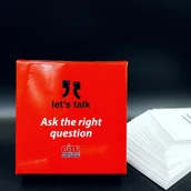 Książki do nauki języka angielskiego - Karty konwersacyjne mini Ask the right question - miniaturka - grafika 1