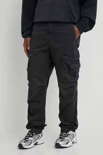Spodnie męskie - Diesel spodnie P-ARGYM-NEW-A męskie kolor szary w fasonie cargo A12878.0NJAF - grafika 1