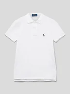 Koszulki dla chłopców - Koszulka polo z wyhaftowanym logo - miniaturka - grafika 1