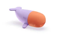 Zabawki do kąpieli - QUUT Silikonowa zabawka do kąpieli Squeezi Whale - miniaturka - grafika 1