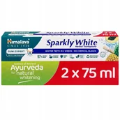 Pasty do zębów - Himalaya Sparkly White Ayurveda Ziołowa Pasta Do Zębów Bez Fluoru 2 x 75ml - miniaturka - grafika 1