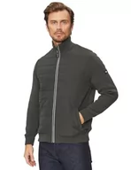 Swetry męskie - Pepe Jeans Sweter męski Snell Mock, Czarny (sprany w czarny), M - miniaturka - grafika 1