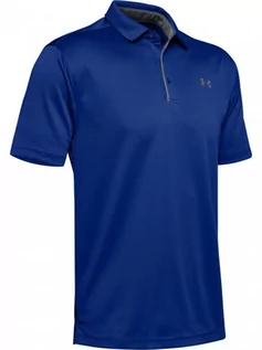 Koszulki sportowe męskie - Męska koszulka do golfa UNDER ARMOUR Tech Polo - grafika 1