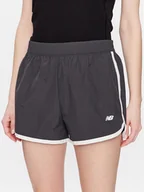 Spodenki damskie - New Balance Szorty sportowe WS31500 Szary Athletic Fit - miniaturka - grafika 1