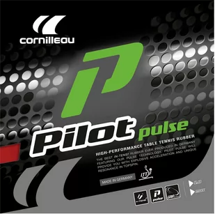 Cornilleau Okładzina Pilot Pulse Max Red - Tenis stołowy - miniaturka - grafika 1