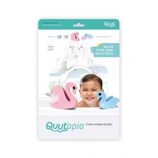 Quut Zestaw puzzli piankowych 3D Quutopia Łabędzie - Zabawki do kąpieli - miniaturka - grafika 2