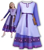 Stroje karnawałowe - Strój Asha Wish Życzenie Sukienka Kostium Przebranie Bal Karnawał 146 152 - miniaturka - grafika 1