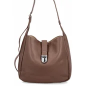 Torebki damskie - Torebka Damska Listonoszka z Kosmetyczką firmy Herisson 20R567 Czekoladowa - miniaturka - grafika 1