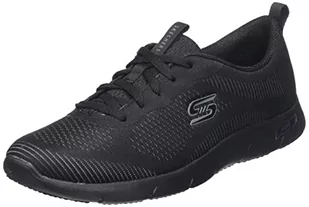 Skechers Damskie tenisówki Arch FIT Refine, czarne, 9 UK - Trampki damskie - miniaturka - grafika 1