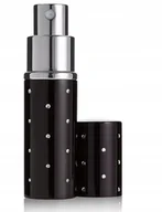 Pozostałe akcesoria do makijażu - Atomizer Do Perfum Fiolka 10ml Kryształki Czarny - miniaturka - grafika 1