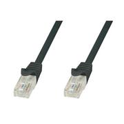 Kable miedziane - Techly TechlyPro Kabel sieciowy patch cord RJ45 Cat5e UTP CCA 2m czarny 307964 - miniaturka - grafika 1