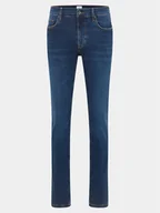 Spodnie męskie - Mustang Jeansy Frisco 1014855 Granatowy Super Skinny Fit - miniaturka - grafika 1