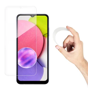 Wozinsky Nano Flexi hybrydowa elastyczna folia szklana szkło hartowane Samsung Galaxy A03s hurtel-77123-0 - Szkła hartowane na telefon - miniaturka - grafika 1