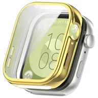 Akcesoria do smartwatchy - Pełne etui ochronne 360° Vanfone do Huawei Watch Fit 3, złoty - miniaturka - grafika 1