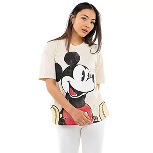 Bluzy damskie - Disney Damska bluza siedząca Mickey, Piasek, 40 - grafika 1
