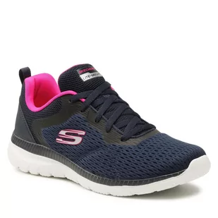 Skechers Buty Quick Path 12607/NVHP Navy/Hot Pink - Buty sportowe damskie - miniaturka - grafika 1