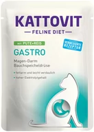 Mokra karma dla kotów - Kattovit Gastro w saszetkach - Indyk z ryżem, 6 x 85 g - miniaturka - grafika 1