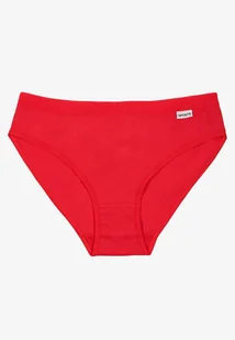 Czerwone Gładkie Majtki Figi z Bawełny Laniriela - Majtki damskie - miniaturka - grafika 1