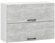 Szafki kuchenne - Wisząca szafka kuchenna beton D6-Z80 - miniaturka - grafika 1