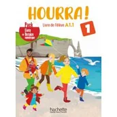Książki do nauki języka francuskiego - Hourra 1 podręcznik + kod (podręcznik online) /PACK/ - miniaturka - grafika 1