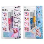 Zabawy w naśladowanie dorosłych - Pisaki 3w1 do paznokci 2 szt. CREATE IT! Canenco - miniaturka - grafika 1