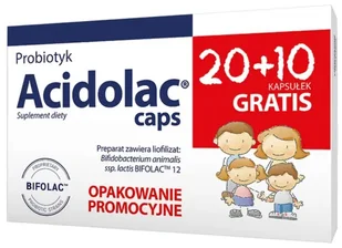 Acidolac Caps kapsułki - 30 kaps. - Układ pokarmowy - miniaturka - grafika 1