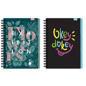 Zeszyty szkolne - Beniamin Kołozeszyt B5 z mikroperforacją oraz kieszonką na notatki Priplak kratka 96 kartek - miniaturka - grafika 1