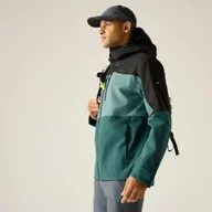 Kurtki i kamizelki sportowe męskie - Regatta Kurtka męska przeciwdeszczowa Maland II Niebieski, Rozmiar: L - miniaturka - grafika 1